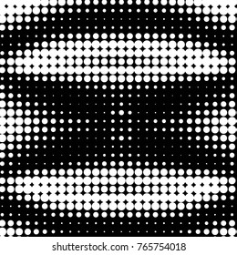 Grunge halftone black and white dots texture background. Spotted vector Abstract Texture
