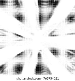 Grunge halftone black and white dots texture background. Spotted vector Abstract Texture
