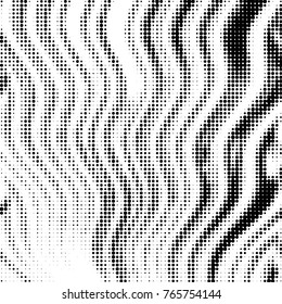 Grunge halftone black and white dots texture background. Spotted vector Abstract Texture
