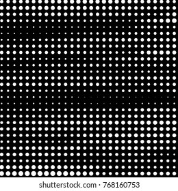 Grunge halftone black and white dots texture background. Spotted vector Abstract Texture
