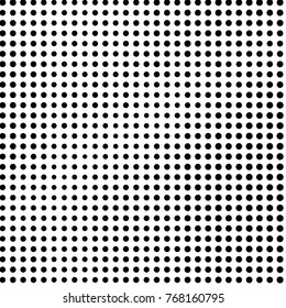 Grunge halftone black and white dots texture background. Spotted vector Abstract Texture
