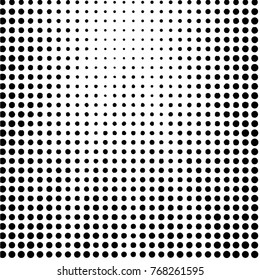 Grunge halftone black and white dots texture background. Spotted vector Abstract Texture

