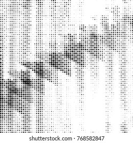 Grunge halftone black and white dots texture background. Spotted vector Abstract Texture
