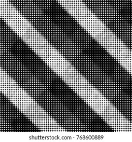 Grunge halftone black and white dots texture background. Spotted vector Abstract Texture
