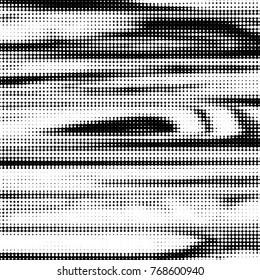Grunge halftone black and white dots texture background. Spotted vector Abstract Texture
