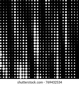 Grunge halftone black and white dots texture background. Spotted vector Abstract Texture
