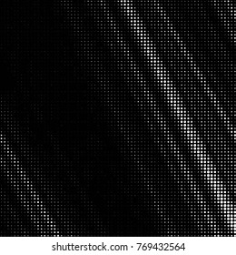 Grunge halftone black and white dots texture background. Spotted vector Abstract Texture
