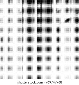 Grunge halftone black and white dots texture background. Spotted vector Abstract Texture
