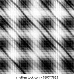Grunge halftone black and white dots texture background. Spotted vector Abstract Texture
