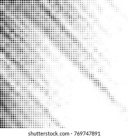 Grunge halftone black and white dots texture background. Spotted vector Abstract Texture
