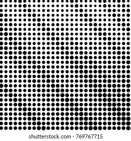 Grunge halftone black and white dots texture background. Spotted vector Abstract Texture
