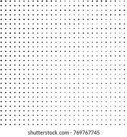 Grunge halftone black and white dots texture background. Spotted vector Abstract Texture
