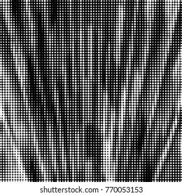 Grunge halftone black and white dots texture background. Spotted vector Abstract Texture
