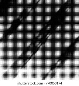 Grunge halftone black and white dots texture background. Spotted vector Abstract Texture

