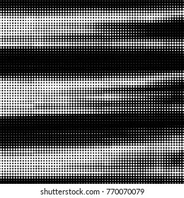 Grunge halftone black and white dots texture background. Spotted vector Abstract Texture
