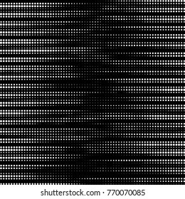 Grunge halftone black and white dots texture background. Spotted vector Abstract Texture
