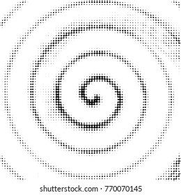 Grunge halftone black and white dots texture background. Spotted vector Abstract Texture
