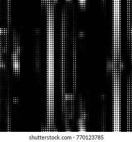 Grunge halftone black and white dots texture background. Spotted vector Abstract Texture
