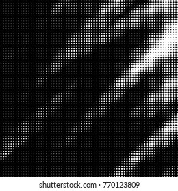 Grunge halftone black and white dots texture background. Spotted vector Abstract Texture
