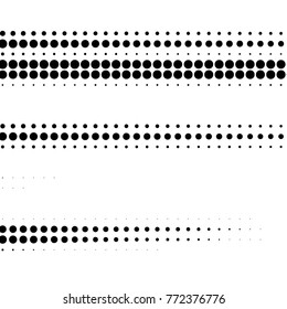 Grunge halftone black and white dots texture background. Spotted vector Abstract Texture
