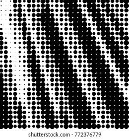 Grunge halftone black and white dots texture background. Spotted vector Abstract Texture
