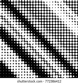Grunge halftone black and white dots texture background. Spotted vector Abstract Texture
