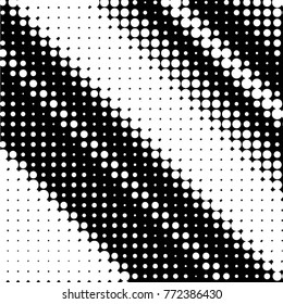 Grunge halftone black and white dots texture background. Spotted vector Abstract Texture
