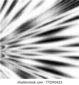 Grunge halftone black and white dots texture background. Spotted vector Abstract Texture

