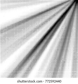 Grunge halftone black and white dots texture background. Spotted vector Abstract Texture
