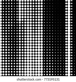 Grunge halftone black and white dots texture background. Spotted vector Abstract Texture
