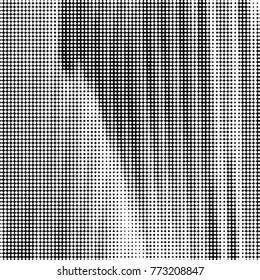 Grunge halftone black and white dots texture background. Spotted vector Abstract Texture
