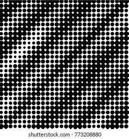 Grunge halftone black and white dots texture background. Spotted vector Abstract Texture
