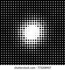 Grunge halftone black and white dots texture background. Spotted vector Abstract Texture
