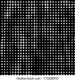 Grunge halftone black and white dots texture background. Spotted vector Abstract Texture
