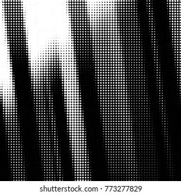 Grunge halftone black and white dots texture background. Spotted vector Abstract Texture
