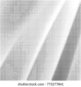 Grunge halftone black and white dots texture background. Spotted vector Abstract Texture

