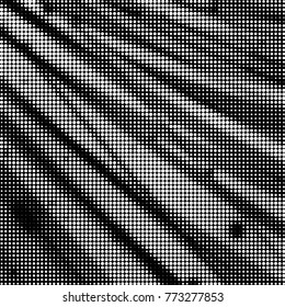 Grunge halftone black and white dots texture background. Spotted vector Abstract Texture
