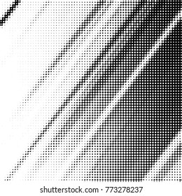 Grunge halftone black and white dots texture background. Spotted vector Abstract Texture
