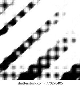 Grunge halftone black and white dots texture background. Spotted vector Abstract Texture
