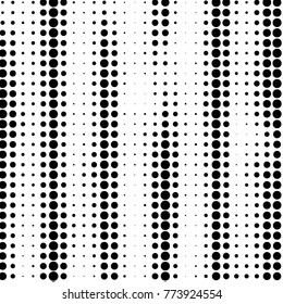 Grunge halftone black and white dots texture background. Spotted vector Abstract Texture
