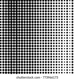 Grunge halftone black and white dots texture background. Spotted vector Abstract Texture
