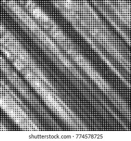 Grunge halftone black and white dots texture background. Spotted vector Abstract Texture
