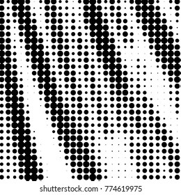 Grunge halftone black and white dots texture background. Spotted vector Abstract Texture
