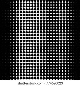 Grunge halftone black and white dots texture background. Spotted vector Abstract Texture
