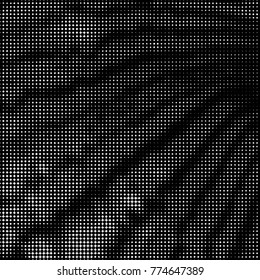Grunge halftone black and white dots texture background. Spotted vector Abstract Texture
