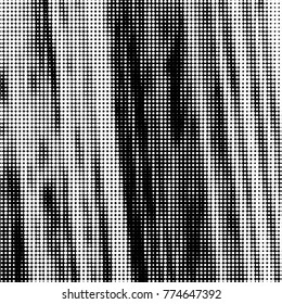Grunge halftone black and white dots texture background. Spotted vector Abstract Texture

