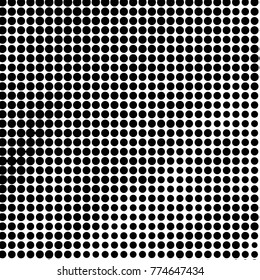 Grunge halftone black and white dots texture background. Spotted vector Abstract Texture
