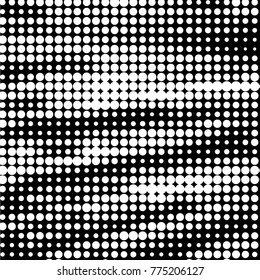 Grunge halftone black and white dots texture background. Spotted vector Abstract Texture
