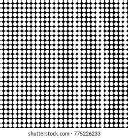 Grunge halftone black and white dots texture background. Spotted vector Abstract Texture
