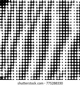 Grunge halftone black and white dots texture background. Spotted vector Abstract Texture
